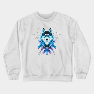 Alaskan Husky Acid Wash Crewneck Sweatshirt